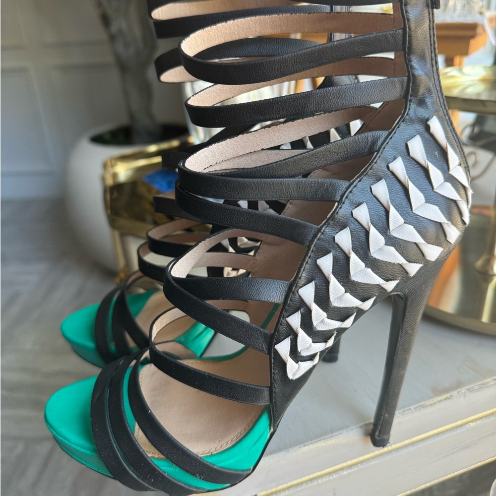 Bebe Zebra Limited Edition Heels